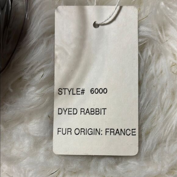 SURELL Genuine Black Rabbit Fur Earmuffs made in USA - Picture 3 of 5